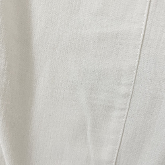 BCBGMAXAZRIA RUNWAY “Callen” White Straight Leg Cargo Style Dress Pants - Picture 4 of 6